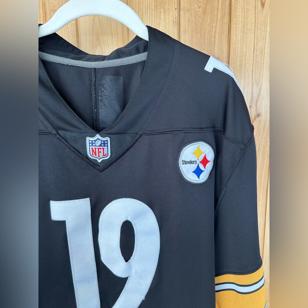 NFL JuJu Smith-Schuster Steelers 19 Black Jersey Size XXL - Picture 2 of 4
